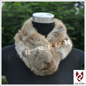 Real rabbit fur scarf wrap cape shawl neck warmer 7colors Christmas gift on-sale FS050106