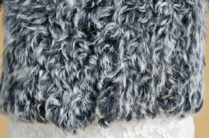 New Real Knitted Lamb Fur Coat Jacket Overcoat Women's Winter Coats Ladies' Top Natural Fur Coat Fur Story FS13041