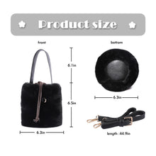 Load image into Gallery viewer, Women&#39;s Crossbody Bags Faux Fur Shoulder Bags Puffy Wallets Totes 21840