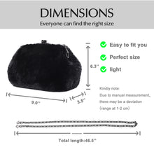 Load image into Gallery viewer, Women&#39;s Handbags Faux Fur Wallets Plush Totes Plush Shoulder Bags 21839