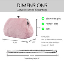 Load image into Gallery viewer, Women&#39;s Handbags Faux Fur Wallets Plush Totes Plush Shoulder Bags 21839