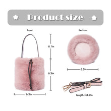 Load image into Gallery viewer, Women&#39;s Crossbody Bags Faux Fur Shoulder Bags Puffy Wallets Totes 21840