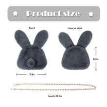 Load image into Gallery viewer, Purses for Women Plush Shoulder Bag Faux Fur Bunny  Crossbody Handbags 21844