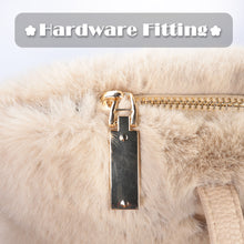 Load image into Gallery viewer, Tote Bag Faux Fur Purses for Women Plush Handbag Fuzzy Shoulder  21842