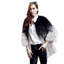 Load image into Gallery viewer, Women&#39;s Natural Fox Fur Coat Long Ladies&#39; Outwear Three Quarter