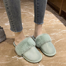 Load image into Gallery viewer, Womens Slippers Soft Plush Warm House Shoes Anti-Slip Slippers 22S22