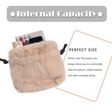 Load image into Gallery viewer, Tote Bag Faux Fur Wallet Ladies Plush Tote Bag 21843