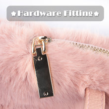 Load image into Gallery viewer, Tote Bag Faux Fur Purses for Women Plush Handbag Fuzzy Shoulder  21842