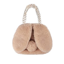 Load image into Gallery viewer, Crossbody Bags for Women Faux Fur Bunny Shoulder Bag Small Cute Purse for Girls