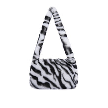 Load image into Gallery viewer, Women’s Shoulder Tote Handbags Fluffy Faux Fur Bag Crossbody Bag 21836