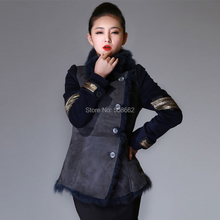 Load image into Gallery viewer, Natural Sheep Fur Coat Double Faced Overcoat Thick Winter Coat