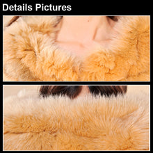 Load image into Gallery viewer, Women&#39;s Short Natural Fox Fur Coat with Three Quarter Sleeve