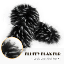 Load image into Gallery viewer, Faux Fur Trim for Hood Replacement Detachable Fur Hood Trim of Winter Coat Unisex 20823