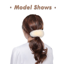 Load image into Gallery viewer, Hair Clip Real Fur Hair Accessories Korean Ins Real Rex Rabbit Hair Clip Super Large Lovely Plush Hairpin Fur Hairpin FS21A17