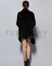 Load image into Gallery viewer, Natural Rabbit Fur Coat Jacket Biggest Size Jacket Winter Long Overcoat