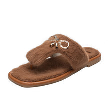 Load image into Gallery viewer, Indoor Flip-Flops Open Toe Thong Slippers for Women 22S08