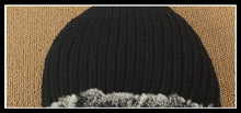 Load image into Gallery viewer, Women Knitted Real REX Rabbit Fur Hat Skullies Beanie Headgear 060108