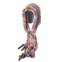 Load image into Gallery viewer, Fur Hooded Scarf Hat Scarves Hood Scarf Beanie For Women Head Neck Warmer Winter With Rabbit Fur
