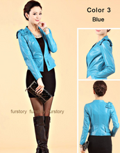 Load image into Gallery viewer, Genuine Sheep Leather Jacket Warm Coat Womens Coat