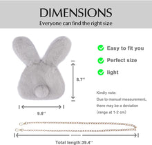 Load image into Gallery viewer, Crossbody Bags for Women Faux Fur Bunny Shoulder Bag Small Cute Purse for Girls