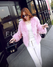 Load image into Gallery viewer, Women's Natural Fox Fur Coat Fashion Natural Color Full Sleeve