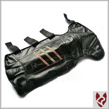 Load image into Gallery viewer, Leather Motorcycle Leg Warmer Knee Protectors FS12099