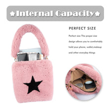Load image into Gallery viewer, Womens Soft Eco Fur Fluffy Mini Tote Bag Purse 21834