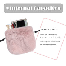 Load image into Gallery viewer, Tote Bag Faux Fur Wallet Ladies Plush Tote Bag 21843