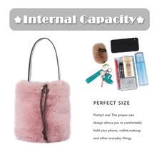 Load image into Gallery viewer, Women&#39;s Crossbody Bags Faux Fur Shoulder Bags Puffy Wallets Totes 21840
