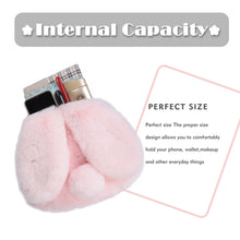 Load image into Gallery viewer, Purses for Women Plush Shoulder Bag Faux Fur Bunny  Crossbody Handbags 21844
