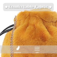 Load image into Gallery viewer, Tote Bag Faux Fur Wallet Ladies Plush Tote Bag 21843