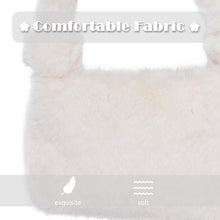 Load image into Gallery viewer, Women’s Shoulder Tote Handbags Fluffy Faux Fur Bag Crossbody Bag 21836