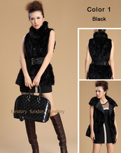 Load image into Gallery viewer, Women&#39;s Natural Mink Fur Vest Waistcoat Jacket Garment Coat Tops&#39; for Women