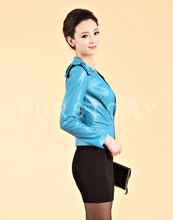 Load image into Gallery viewer, Genuine Sheep Leather Jacket Warm Coat Womens Coat