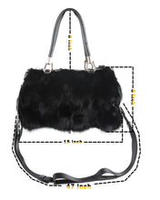 Load image into Gallery viewer, Women&#39;s Fox Fur Chain Bag Fuzzy Shoulder Handbag for Women Big Fluffy Tote Cute Purses