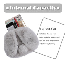 Load image into Gallery viewer, Purses for Women Plush Shoulder Bag Faux Fur Bunny  Crossbody Handbags 21844