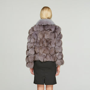 Womens Coat Genuine Fox Fur Coat Thick Warm Fur Jacket Winter Coat Fur Story FS010220