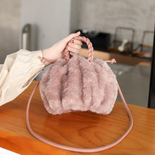 Load image into Gallery viewer, Women Plush Bag Tote Bags Soft Fuzzy Handbag Shoulder Bag 22439