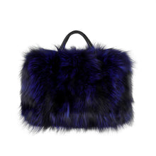 Load image into Gallery viewer, Women&#39;s Winter Fur Bag Silver Fox Handbag Leather Ladies Shoulder Bag