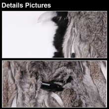 Load image into Gallery viewer, Beautiful Natural Sheep Leather Coat Jacket  Big Size Fox Fur Collar