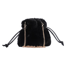Load image into Gallery viewer, Tote Bag Faux Fur Wallet Ladies Plush Tote Bag 21843