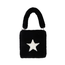 Load image into Gallery viewer, Womens Soft Eco Fur Fluffy Mini Tote Bag Purse 21834