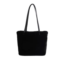 Load image into Gallery viewer, Tote Bag Faux Fur Purses for Women Plush Handbag Fuzzy Shoulder  21842