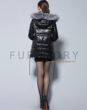 Load image into Gallery viewer, Women&#39;s Genuine Sheep Leather Down Jacket Warm  Coat Female