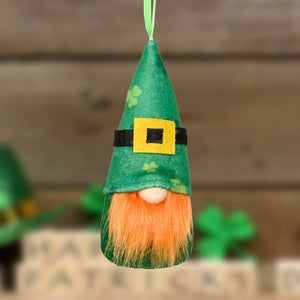 St Patricks Day Gnome Plush Elf Decorations green Pendant Decoration 22B57