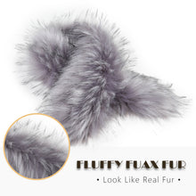 Load image into Gallery viewer, Faux Fur Trim for Hood Replacement Detachable Fur Hood Trim of Winter Coat Unisex 20823