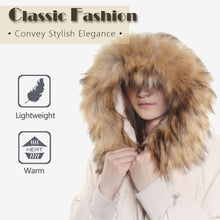 Load image into Gallery viewer, Faux Fur Trim for Hood Replacement Detachable Fur Hood Trim of Winter Coat Unisex 20823