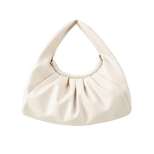 Load image into Gallery viewer, PU Leather Shoulder Bags Top-Handle Bag Braided Ruched Trendy Purse 22813